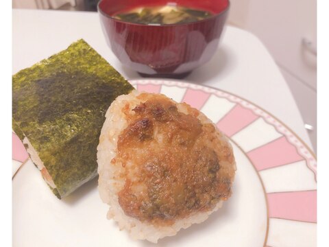 ☆春レシピ☆ ふきのとう味噌の焼きおにぎり